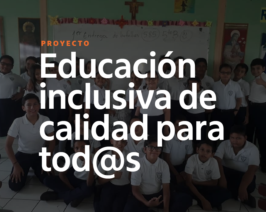 Educación inclusiva de calidad para tod@s.