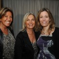 Victoria Ortíz, María Luisa Dubé y María Noel Otero